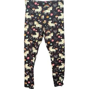 Next size 8 unicorn print navy leggings - tags off but never worn or washed